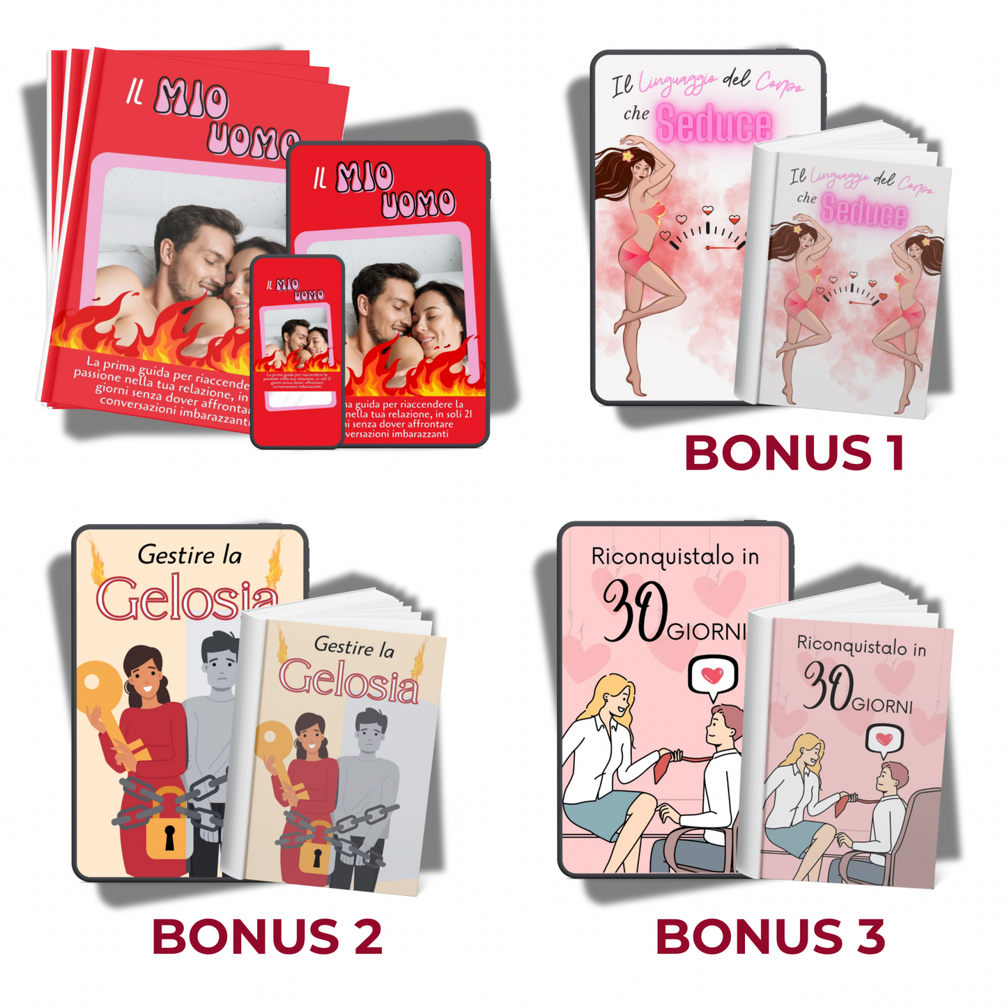 IL MIO UOMO - Percorso completo con 3 bonus in omaggio